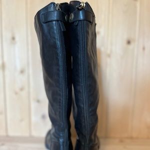 Sam Edelman Black Knee High Leather Sam Edelman Riding Boots